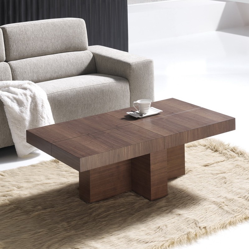 MESA SALÓN ELEVABLE PIE CRUZ
