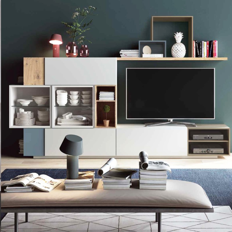 MUEBLE DE SALÓN MULTICOLOR
