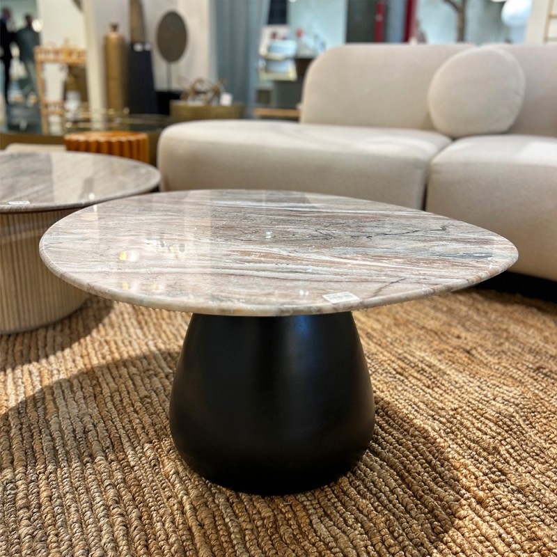 MESA DE CENTRO MÁRMOL GRIS