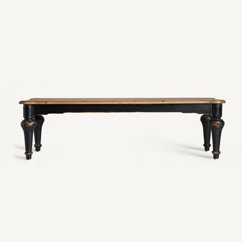 MESA DE SALÓN PROVENZAL NEGRA