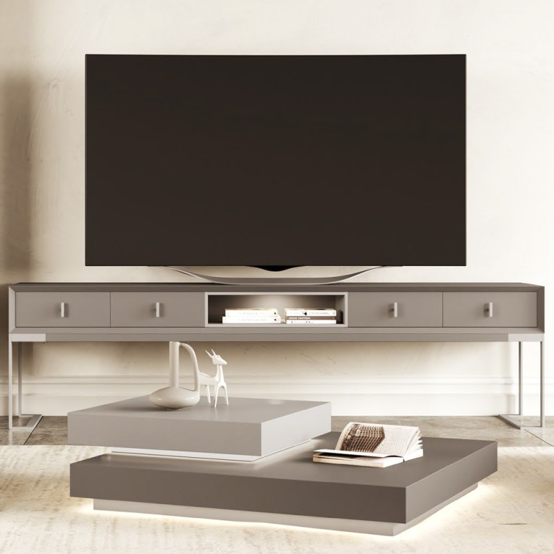 MESA DE CENTRO CON 2 ALTURAS